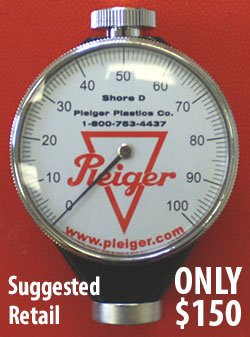 Pleiger Plastics Durometer Gauge Shore D