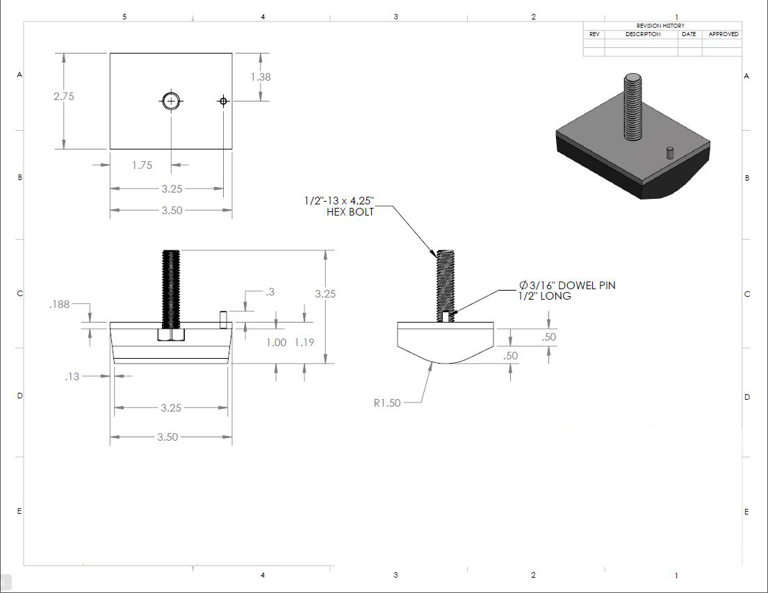 Customer part for polyurethane engineering services