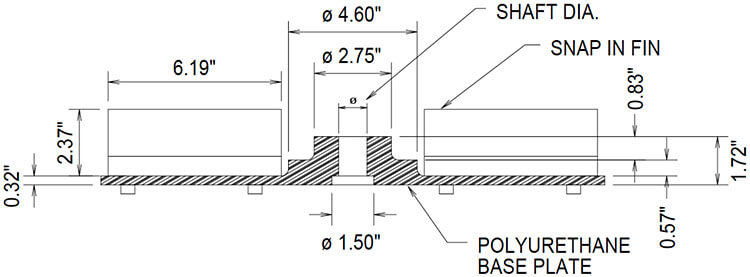 Snow plow Cutting Edge Road Salt Spreader – Top Diagram