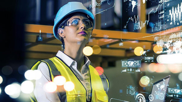 Woman in manufacturing