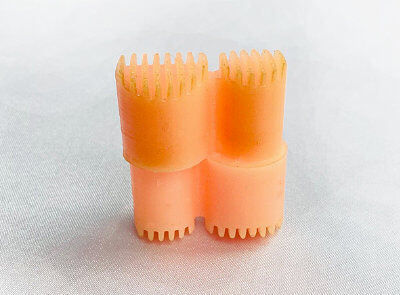 Orange Compression Molding Process Example