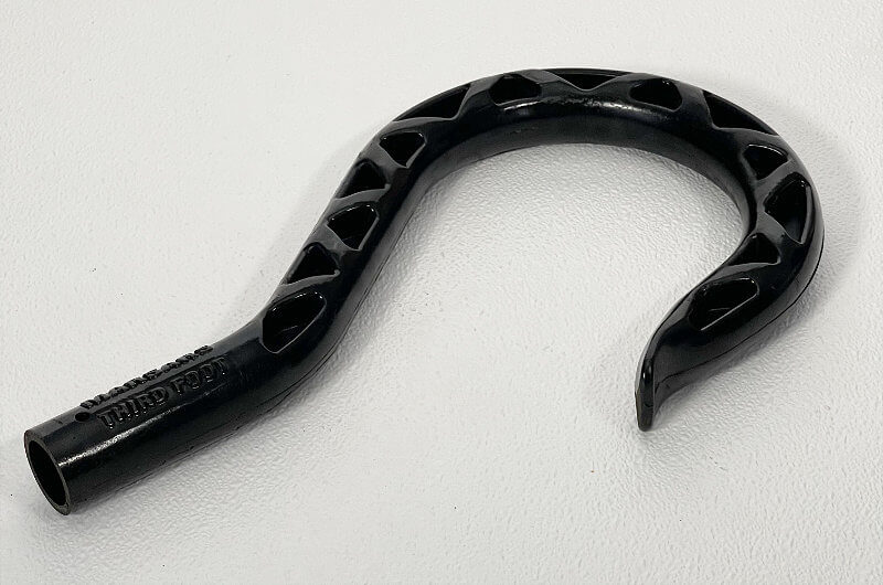 Black Custom-Molded Polyurethane Hook